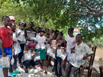 Group of Community Health Entrepreneurs in Haiti that Fonkoze serves.